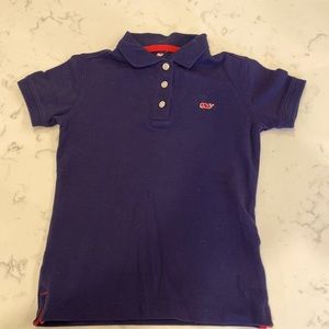 Vineyard Vines Boys Navy Polo Size XS (4-5)